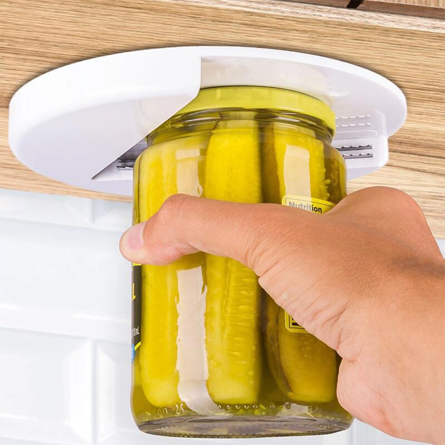 Exquisite Under Cabinet Jar Opener