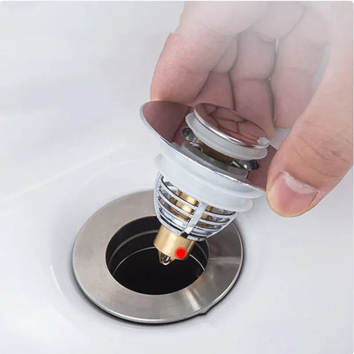 Premium Push-Type Sink Drain