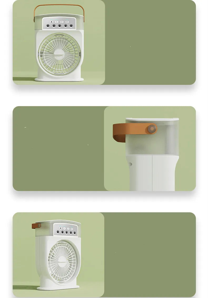 High Performance Cool Mist Air Conditioner w Cooling Fan
