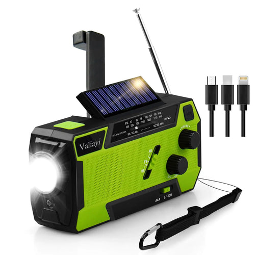 SolarLink Emergency Radio with Hand Crank