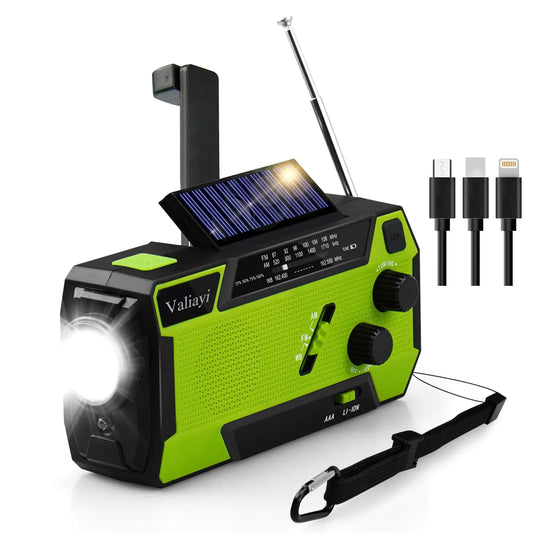 SolarLink Emergency Radio with Hand Crank