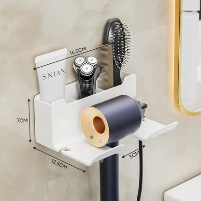 High Performance Wall-Mounted Hair Dryer Storage Rack