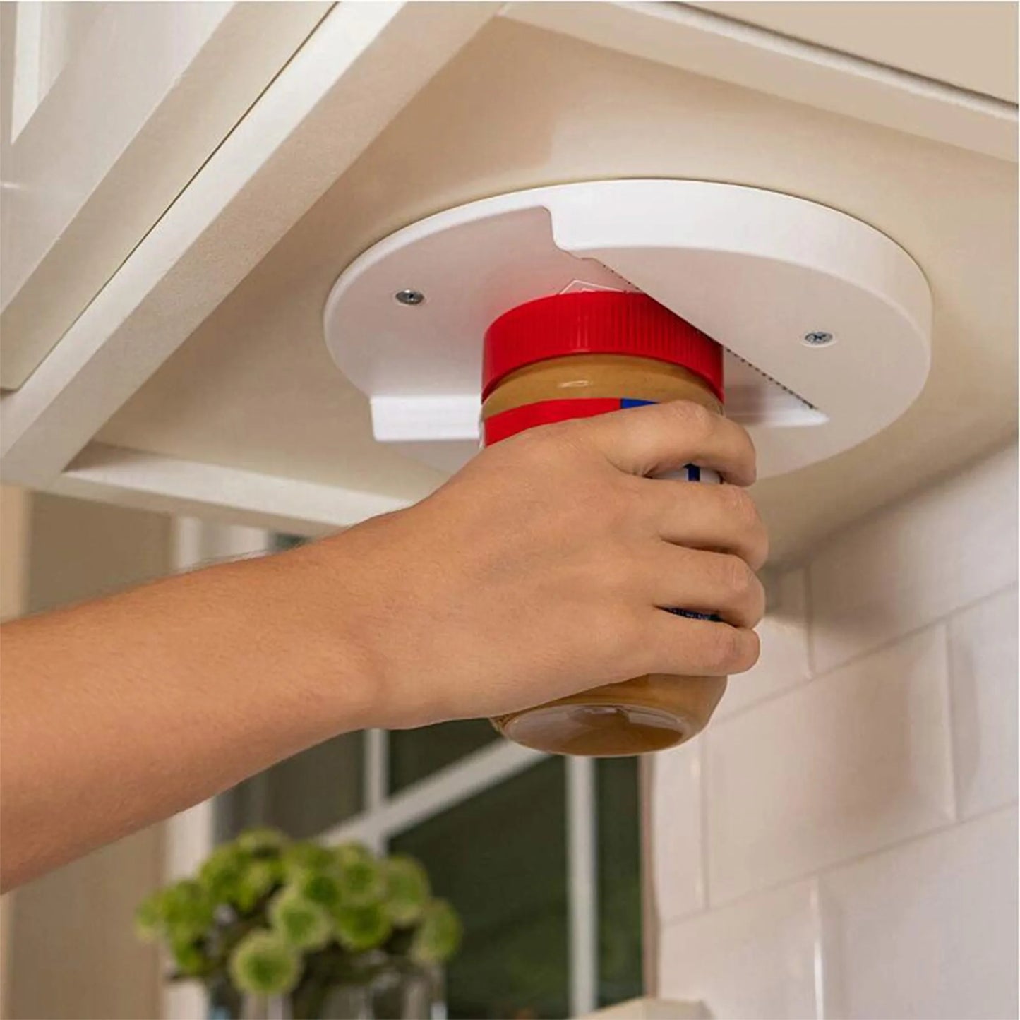 Exquisite Under Cabinet Jar Opener