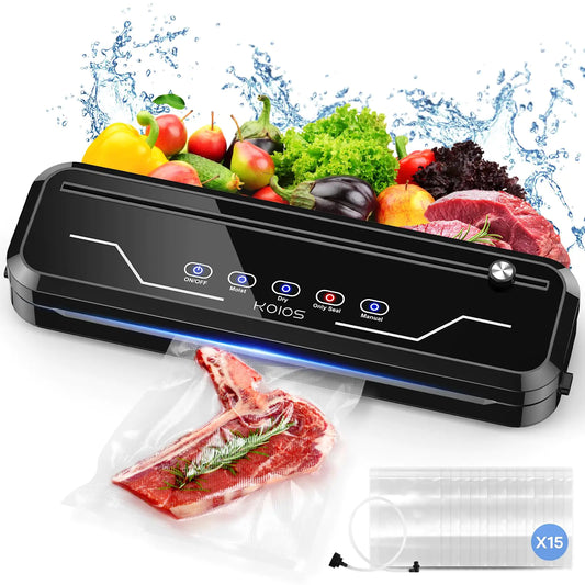 KOIOS Pro Vacuum Auto-Sealer with Built-in Cutter