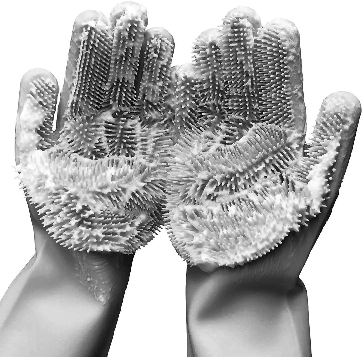 Selected Silicone Scrubbing Gloves Multi Purpose Cleaning