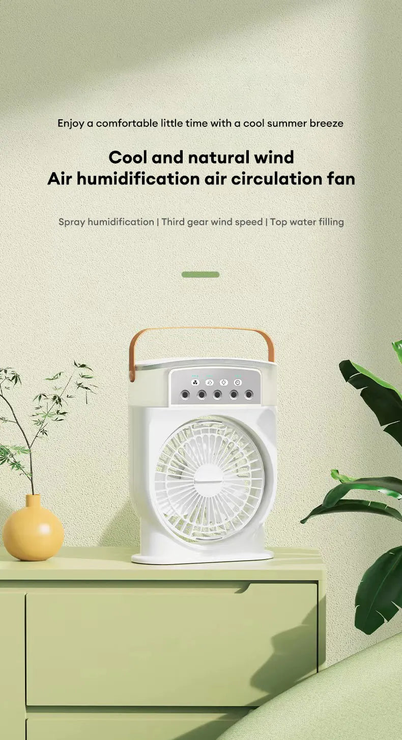 High Performance Cool Mist Air Conditioner w Cooling Fan