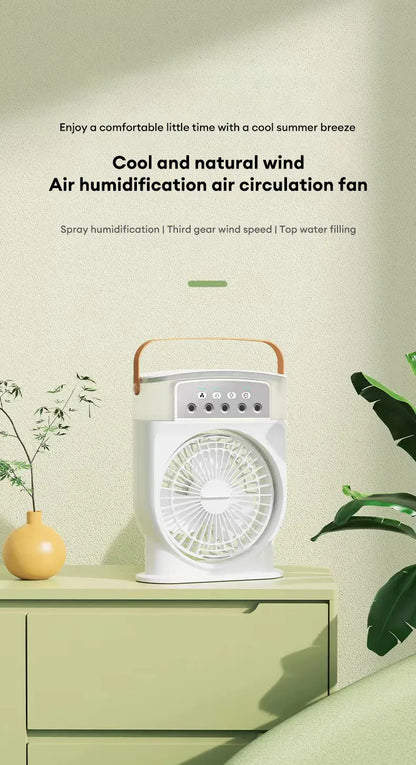 High Performance Cool Mist Air Conditioner w Cooling Fan
