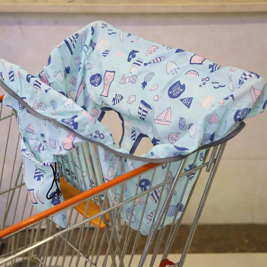 Hand Made Baby Shopping Cart Chair Cover