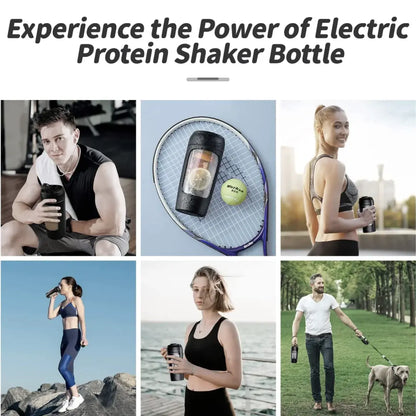 Premium Electric Portable Shaker Bottle