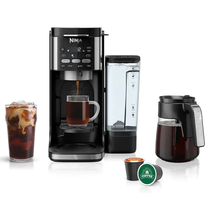 Premium Ninja DualBrew Hot & Iced Coffee Maker with K-Cups & 12-Cup Drip