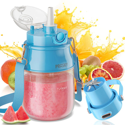 Premium TravelMate Smoothie Blender with Shoulder Strap