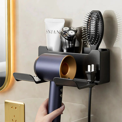High Performance Wall-Mounted Hair Dryer Storage Rack